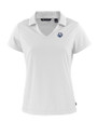 The Citadel Bulldogs Cutter & Buck Daybreak Eco Recycled Womens V-neck Polo White Mannequin