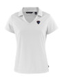 DePaul Blue Demons Cutter & Buck Daybreak Eco Recycled Womens V-neck Polo White Mannequin