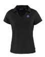 Boise State Broncos Cutter & Buck Daybreak Eco Recycled Womens V-neck Polo Black Mannequin
