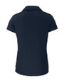 Emory Eagles Cutter & Buck Daybreak Eco Recycled Womens V-neck Polo Navy Blue Mannequin Back