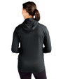 Bethune-Cookman Wildcats Cutter & Buck Daybreak Eco Recycled Womens Full Zip Hoodie Black Back