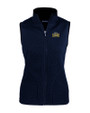 Drexel Dragons Cutter & Buck Cascade Eco Fleece Womens Vest NVBU_MANN_HG 