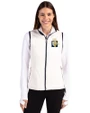 FIU Panthers College Vault Cutter & Buck Cascade Eco Fleece Womens Vest Shell/Navy Blue Front