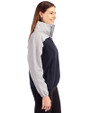 Dayton Flyers Cutter & Buck Charter Eco Recycled Womens Anorak Jacket Navy Blue/Polished Side