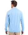 The Citadel Bulldogs Cutter & Buck Adapt Eco Knit Heather Mens Quarter Zip Pullover Atlas Heather Back