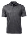 Dartmouth Big Green Cutter & Buck Pike Banner Print Stretch Mens Polo Black Mannequin