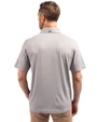 ETSU Buccaneers Cutter & Buck Forge Eco Stretch Recycled Mens Polo Polished Medium Gray Back