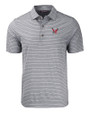 Eastern Washington Eagles Cutter & Buck Forge Eco Heather Stripe Stretch Recycled Mens Polo BLH_MANN_HG 