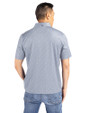 Houston Cougars Cutter & Buck Pike Eco Pebble Print Stretch Recycled Mens Polo Polished/White Back