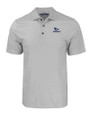 Creighton Bluejays Cutter & Buck Pike Eco Tonal Geo Print Stretch Recycled Mens Polo Elemental Grey Mannequin