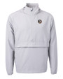 Florida State Seminoles Cutter & Buck Charter Eco Recycled Mens Anorak Jacket Polished Medium Gray Mannequin