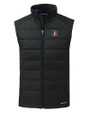 Florida State Seminoles Cutter & Buck Evoke Hybrid Softshell Recycled Mens Full Zip Vest Black Mannequin