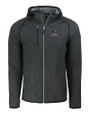 Delaware Fightin' Blue Hens College Vault Cutter & Buck Mainsail Full Zip Hooded Mens Jacket CCH_MANN_HG 