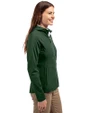 Florida Gulf Coast Eagles Cutter & Buck Adapt Eco Knit Hybrid Recycled Womens Full Zip Jacket Hunter Green Side