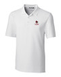 Louisville Cardinals Alumni Cutter & Buck Forge Stretch Mens Big and Tall Polo White Mannequin