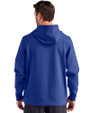 Memphis Tigers Cutter & Buck Roam Epic Versatility Half Zip Recycled Mens Hooded Pullover Tour Blue Back