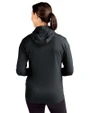 Indiana State Sycamores Cutter & Buck Daybreak Eco Recycled Womens Full Zip Hoodie Black Back
