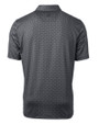 Purdue Boilermakers Cutter & Buck Pike Banner Print Stretch Mens Polo Black Mannequin Back
