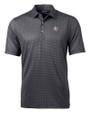 Texas Southern Tigers Cutter & Buck Pike Banner Print Stretch Mens Polo Black Mannequin