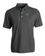 Middle Tennessee Blue Raiders Cutter & Buck Pike Eco Symmetry Print Stretch Recycled Mens Polo Black/White Mannequin