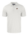 Texas Rio Grande Valley Vaqueros Cutter & Buck Pike Eco Symmetry Print Stretch Recycled Mens Polo White/Polished Mannequin