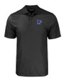 Memphis Tigers Cutter & Buck Pike Eco Tonal Geo Print Stretch Recycled Mens Polo Black Mannequin