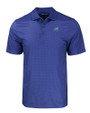 Middle Tennessee Blue Raiders Cutter & Buck Pike Eco Tonal Geo Print Stretch Recycled Mens Polo Tour Blue Mannequin