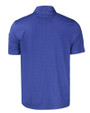 Middle Tennessee Blue Raiders Cutter & Buck Pike Eco Tonal Geo Print Stretch Recycled Mens Polo Tour Blue Mannequin Back