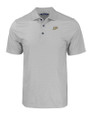 Purdue Boilermakers Cutter & Buck Pike Eco Tonal Geo Print Stretch Recycled Mens Polo Elemental Grey Mannequin