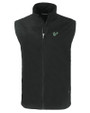 South Florida Bulls Cutter & Buck Charter Eco Recycled Mens Full-Zip Vest Black Mannequin