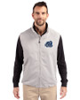 Old Dominion Monarchs College Vault - Cutter & Buck Charter Eco Recycled Mens Full-Zip Vest Polished Medium Gray Front