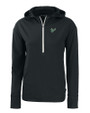 South Florida Bulls Cutter & Buck Daybreak Recycled Womens Half Zip Hooded Pullover Black Mannequin