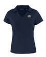 Georgia Southern Eagles Cutter & Buck Daybreak Eco Recycled Womens V-neck Polo Navy Blue Mannequin