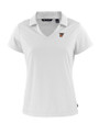 Texas Rio Grande Valley Vaqueros Cutter & Buck Daybreak Eco Recycled Womens V-neck Polo White Mannequin