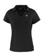 San Diego State Aztecs Cutter & Buck Daybreak Eco Recycled Womens V-neck Polo Black Mannequin
