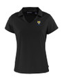Fort Valley State Wildcats Cutter & Buck Daybreak Eco Recycled Womens V-neck Polo Black Mannequin