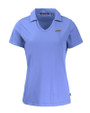 James Madison Dukes Cutter & Buck Daybreak Eco Recycled Womens V-neck Polo Hyacinth Mannequin