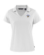 San Jose State Spartans Cutter & Buck Daybreak Eco Recycled Womens V-neck Polo White Mannequin