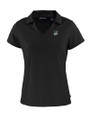 Portland State Vikings College Vault Cutter & Buck Daybreak Eco Recycled Womens V-neck Polo Black Mannequin
