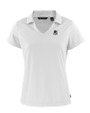 Portland State Vikings College Vault Cutter & Buck Daybreak Eco Recycled Womens V-neck Polo White Mannequin