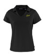 George Mason Patriots College Vault Cutter & Buck Daybreak Eco Recycled Womens V-neck Polo Black Mannequin