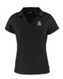 Marshall Thundering Herd College Vault Cutter & Buck Daybreak Eco Recycled Womens V-neck Polo Black Mannequin