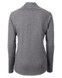 South Florida Bulls Cutter & Buck Adapt Eco Knit Heather Recycled Womens Full Zip Black Heather Mannequin Back