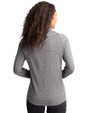 Southern Miss Golden Eagles Cutter & Buck Adapt Eco Knit Heather Recycled Womens Full Zip Black Heather Back