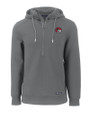 Winston-Salem State Rams Cutter & Buck Roam Epic Versatility Half Zip Recycled Mens Hooded Pullover Elemental Grey Mannequin