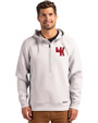 Western Kentucky Hilltoppers College Vault Cutter & Buck Roam Epic Versatility Half Zip Recycled Mens Hooded Pullover Solitare Front