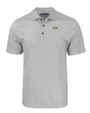 VCU Rams Cutter & Buck Pike Eco Tonal Geo Print Stretch Recycled Mens Polo Elemental Grey Mannequin