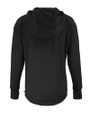 Winston-Salem State Rams Cutter & Buck Daybreak Eco Recycled Womens Half Zip Hoodie Black Mannequin Back