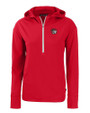 Winston-Salem State Rams Cutter & Buck Daybreak Eco Recycled Womens Half Zip Hoodie Red Mannequin