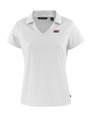 UIC Flames Cutter & Buck Daybreak Eco Recycled Womens V-neck Polo White Mannequin